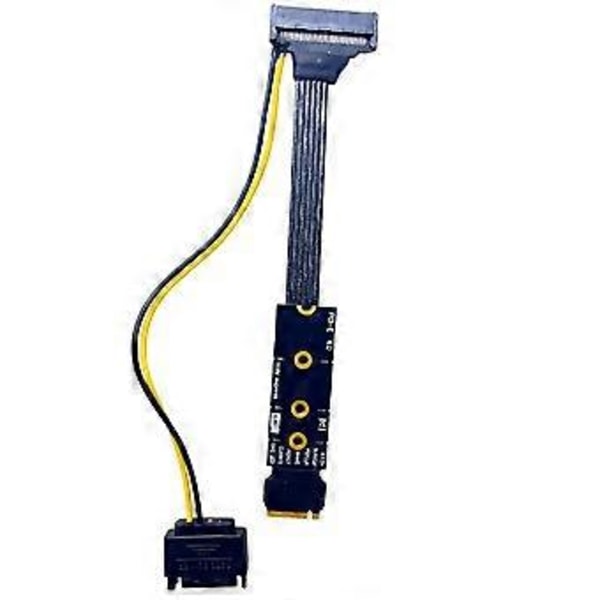 Hopeapinnoitettu M.2 NVME - U.2 U.3 SSD-sovitin PCI-E 4.0 GEN4 Nopea Riser-jatkokaapeli (C)