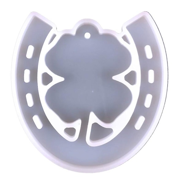 Silikon Epoxy Resin Clover Former Med Hull Til Diy Halskjede Anheng Øredobber