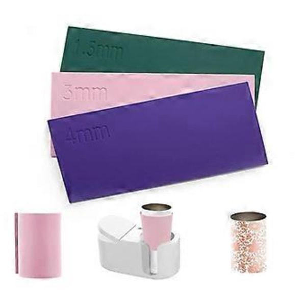 3 kpl Sublimaatio Tumbler-kääre, Silikoni Muki Tumbler-kääre Muki Sublimaatio Kääre Sublimaatio Tumblereille Muki Lämpöprässi A