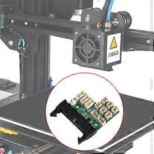 Adapterkort USB-kontakt Expansionskontrollkort för CR-10S Pro 3D-skrivare 1 st