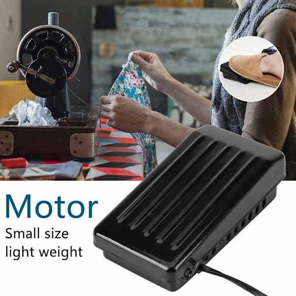 180W symaskinsmotor med universell fotpedal - reservdelar (220V EU-kontakt)