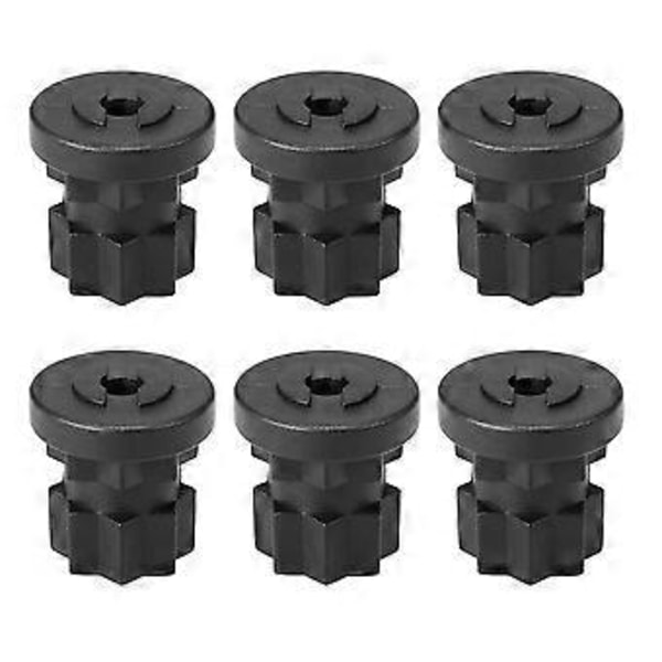 6 stk. Ram Mount Spor Monteringsbase Spor Gear Adapter Kajak Spor Beslag til Kajak Båd Fiskeri Stang