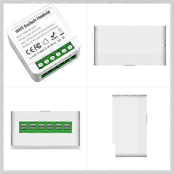 3-Vägs På/Av Strömbrytare Graffiti Smart WiFi Smart 3-Vägs På/Av Strömbrytare Mini Dold Box Strömbrytare