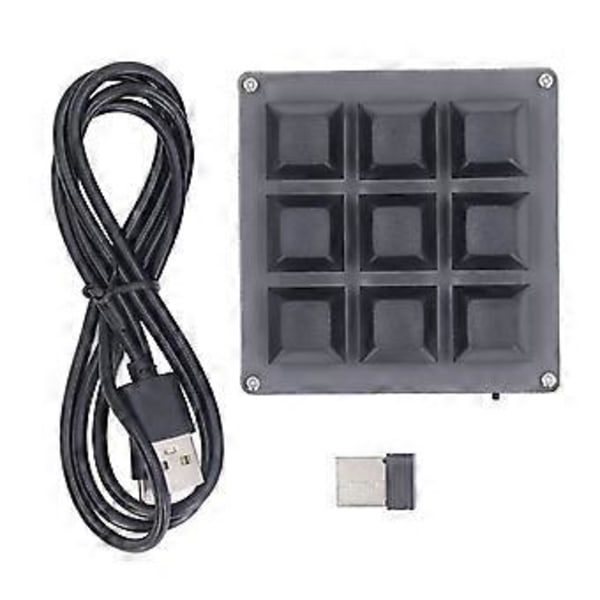 Mekaniskt Gamingtangentbord 2.4G USB Type C Bluetooth 9 Tangenter Enhands Professionell Spelknappsats