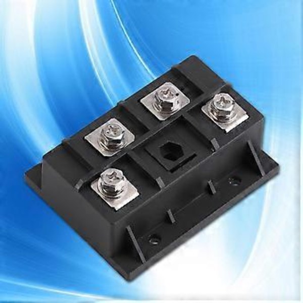 1 stk 200A 1600V Høyeffekt Enkelfase Diode Likretter Bro Modul 4 Terminaler