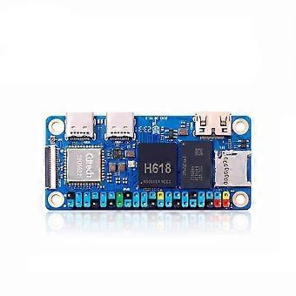 Zero 2W -kehityskortti 1.5G RAM+jäähdytyslevy+kotelo DDR4 Mini PC H618 WiFi5 Bluetooth5.0 tukee 4K 60FPS
