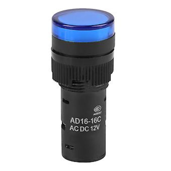 20 stk. 12V LED Indikator Signal Advarsel Alarm Nødlys Lampe Blå