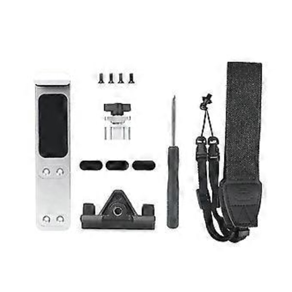 Bärbar För -dji För Mavic Mini 2 Fjärrkontroll Aluminiumlegering Platt Förlängningsklämma Med Snodd För -dji För Mavic Air 2 Drönartillbehör
