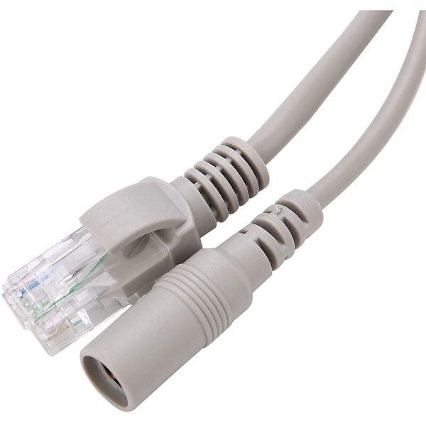 5M/10M/15M/20M RJ45+DC Ethernet CCTV-kabel för IP-kameror NVR-system 10Mbps 100Mbps(10M)