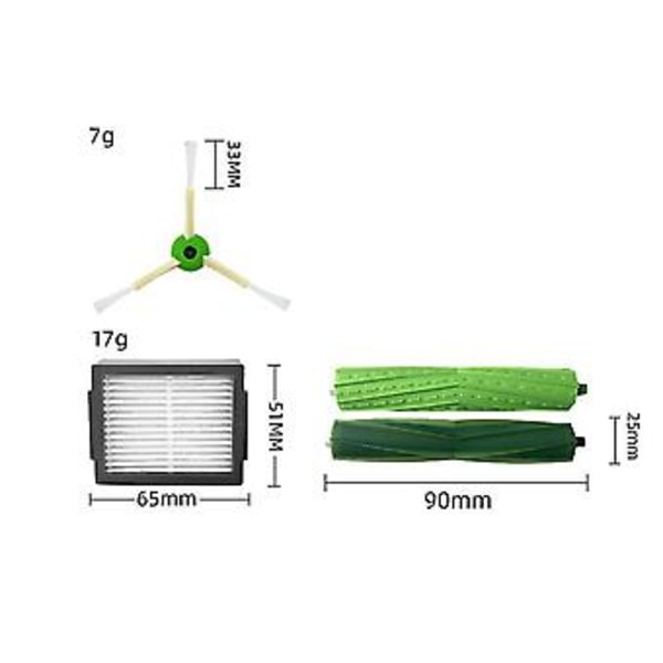 Reservedeler for Irobot Roomba E5 E6 E7 I7 I7+ I3 I4 I6 I8 J7