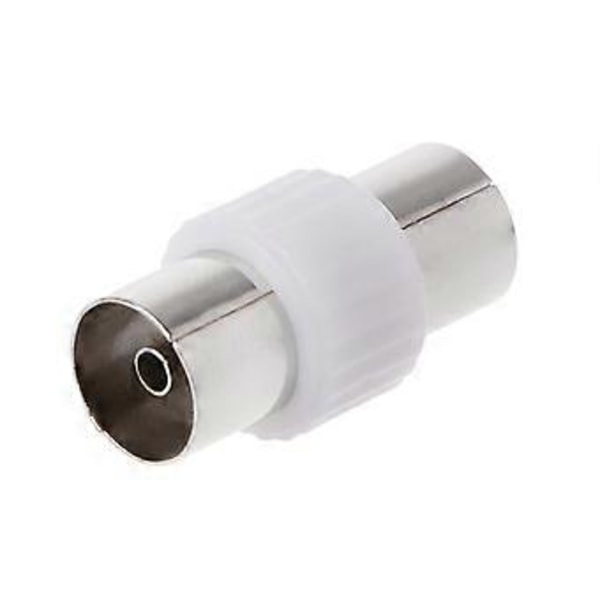 10 stk. RF Antenne FM TV Koaksialkabel TV PAL Hun til Hun Adapter Konnektor