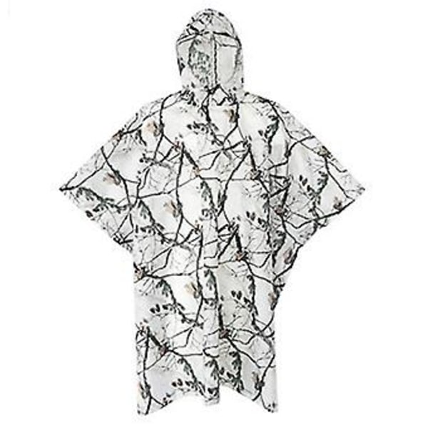 210 cm Vandtætte Regnfrakker Dame/Herre Jungle Regnponcho Rygsæk Camouflage Frakke Cykling Klatring Vandring Rejseovertræk