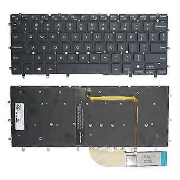 USB-tangentbord med spanska bokstäver/tecken - Fullstor Slim Desktop-design för DELL för Inspiron XPS 13 7000 7347 7348