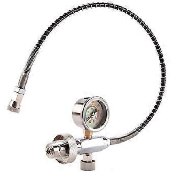 Oppgraderingsfyllestasjon Ladeadapter Adapter Fra Dykketank med Din 232/300Bar Kobling for PCP Luftpåfylling