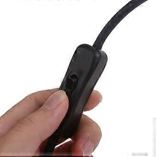 USB3.0 forlængerkabel med lige hoved og tænd/sluk-knapper, understøtter dataoverførsel og strømforsyning til USB-drevet ventilator