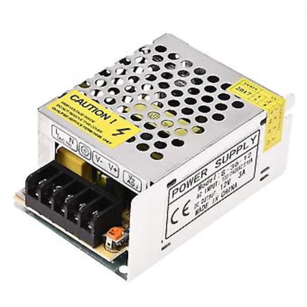 36w Drivrutin Transformator DC 12v 3a För LED Lampa