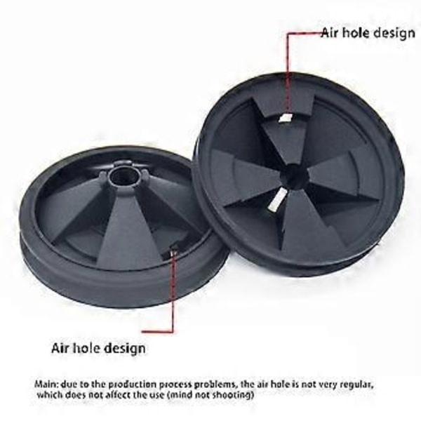 2 stk. Silikon Avfallskvern Anti-sprut Deksel 87mm Ytre Diameter Passer for Matavfallskvern
