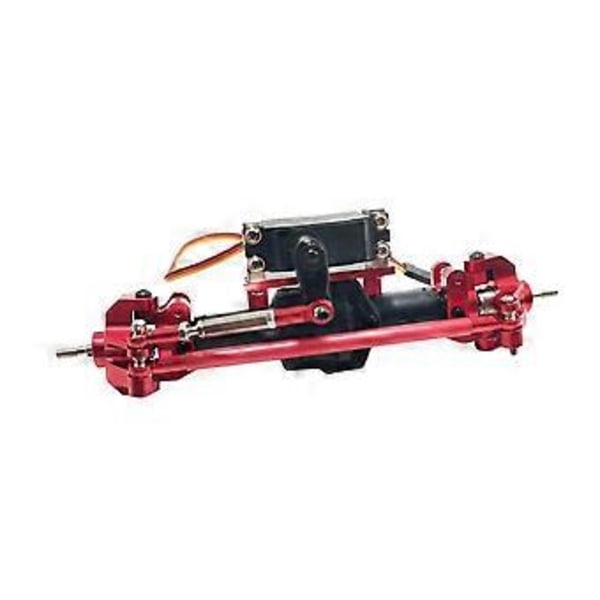 Mn86 Mn128 RC-auton päivitysosat Servo Mount Etulinkkitangot Kiinnikesarja Lisävarusteet Osat Musta