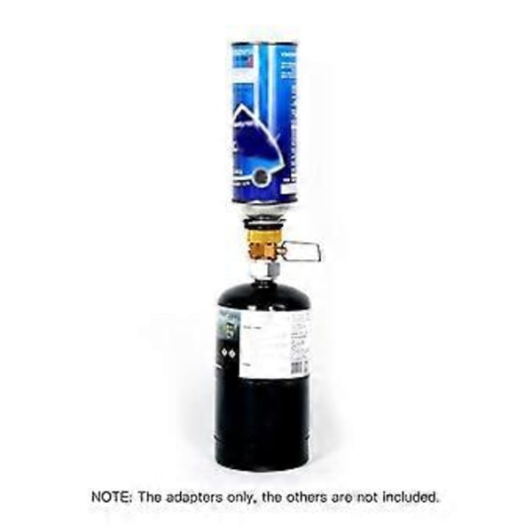 Gas Saver Plus Gasomvandlare Växel Refill Platt Tank Konverteringsadapter Camping Gas Adapter Ventil Kit Guld
