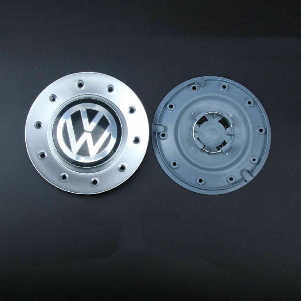 Sæt med 4 stk., autotilbehør, til VW hjulkapsler, reservedele til hjulkapsler - (diameter 16,2 cm)
