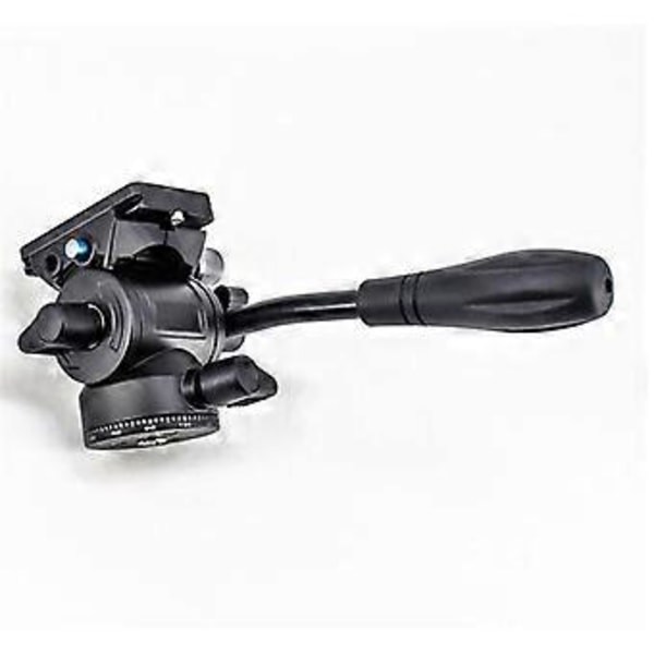 Mini Panoramahuvud Stativ Hydraulisk Vätska Video Dämpande Metallhuvud för Stativ Monopod Kamerahållare Ställ