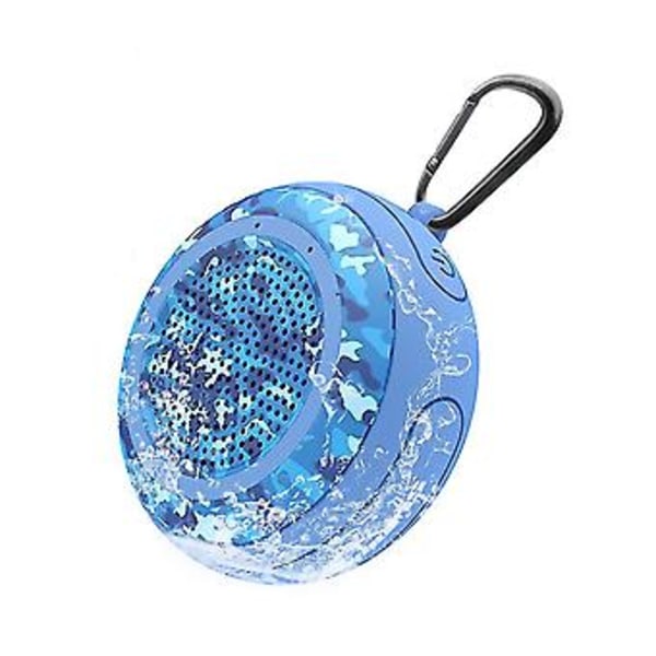 Ipx7 Vanntett Bluetooth Høyttaler Svømming Mini Høyttalere (blå)
