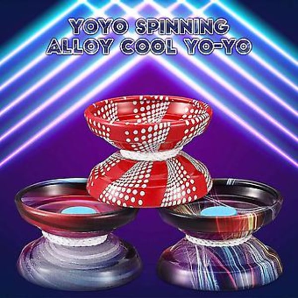 5 stk. Legering Responsiv Yoyo Baller Fargerik Responsiv Ball Metall Nybegynner Snortriks Ball For Begi