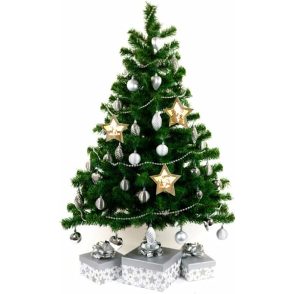 LED julstjärna dekorativ stjärnhänge trästjärna belysning lysande stjärna trästjärna juldekoration humör ljus träd dekoration ch