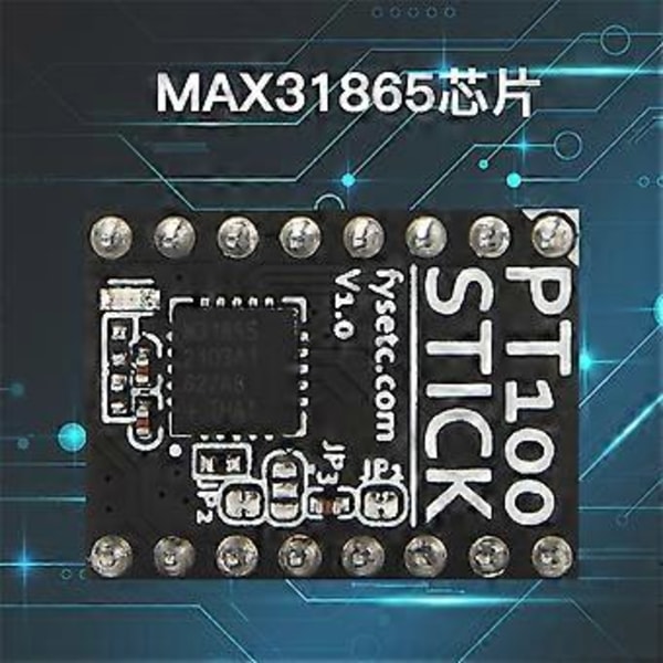 3D-skrivartillbehör Vorn 2.2 PT100 Stick Temperaturmätningsmodul Termistorlinje MAX31865 Temperatursensor