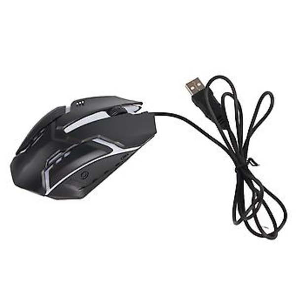 Gaming Mus, MS11 1600DPI Kablet Baggrundsbelyst Gamer Mus Forbedret Holdbarhed