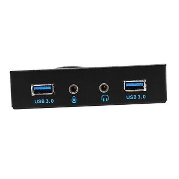 3.5'' 2 Usb3.0 A Hub + Hd Audio Til 20pin Header Floppy Frontpanel
