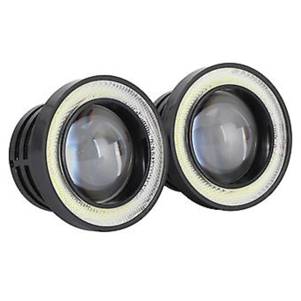LED Tåkelys, 3in LED Bil Angel Eyes Tåkelys Tåkelys Premium Kvalitet