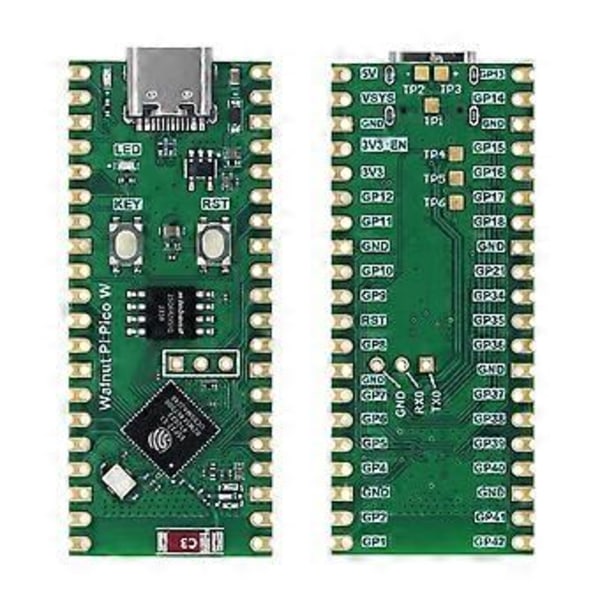 För PicoW Espressif ESP32-S3 Utvecklingskort 2.4G WiFi 802.11 B/G Bluetooth 5 för Pico