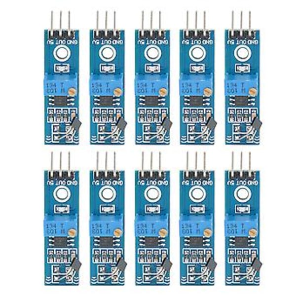 Sensormodul 10 ST Hallbrytare Magnetisk Detektionsmodul Hallsensor Modul Specialanpassad