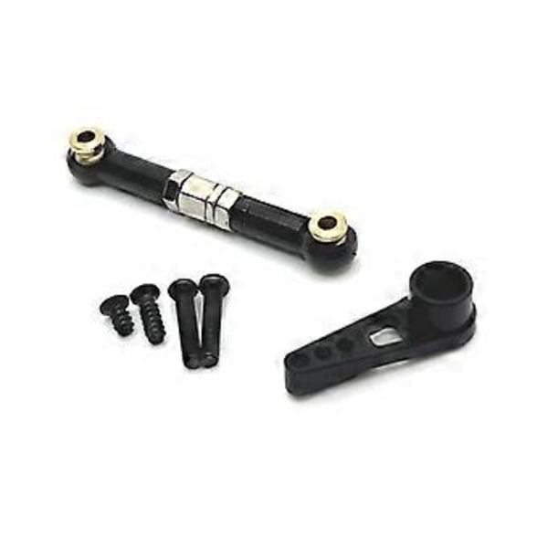 For SCY 16101 C8805 Metall Styremekanisme Servoarm Koblingsstang 1/16 RC Bil Oppgraderingsdeler Tilbehør Svart