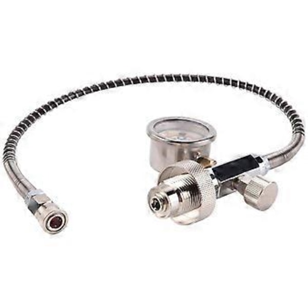 Opgraderingsfyldestation Opladningsadapter Adapter Fra Scuba Tank med Din 232/300Bar Konnektor til PCP Luftpåfyldning