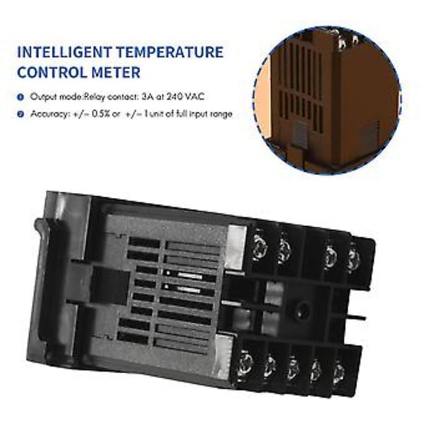 Multi-inngangs Digital Temperaturkontroller Rex-c100 Profesjonell Alarm 0-1300 For Elektrisk Kraft