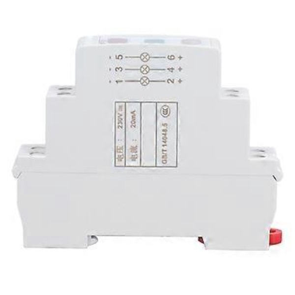 DIN-skinne Indikatorlys Rød Gul Grøn LED Indikatorlampe til Magnetisk Starter Kontaktor AC DC 230V