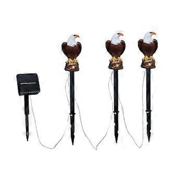 Unik Utendørs Lampe Vanntett IP44 Plenlampe Fierce Bird Formet Solcellelampe