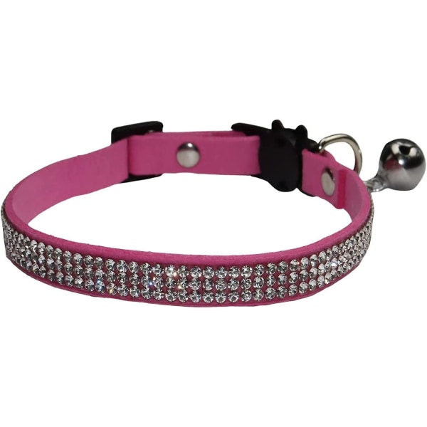 Rhinestones kattkrage justerbar Bling husdjurskrage kattkrage avtagbar present