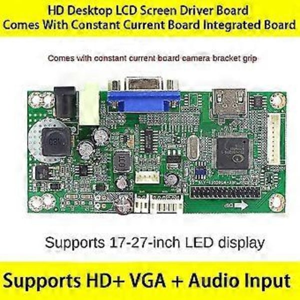 Hd-yhteensopiva+vga Pöytätietokoneen Näyttö Emolevy Lcd-näytön Ohjainkortti Led-vakiovirtalähteellä
