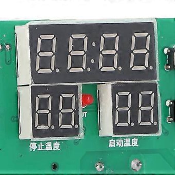 Digital Termostatmodul 24H LCD-skärm Timing Temperaturkontrollerkort för Maskinutrustning DC 12V