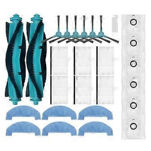For 2499 Ultra Home Advanced / Atvel R80 Støvsuger Hovedbørste Sidebørste HEPA Filter Mopper Støvpose Deler
