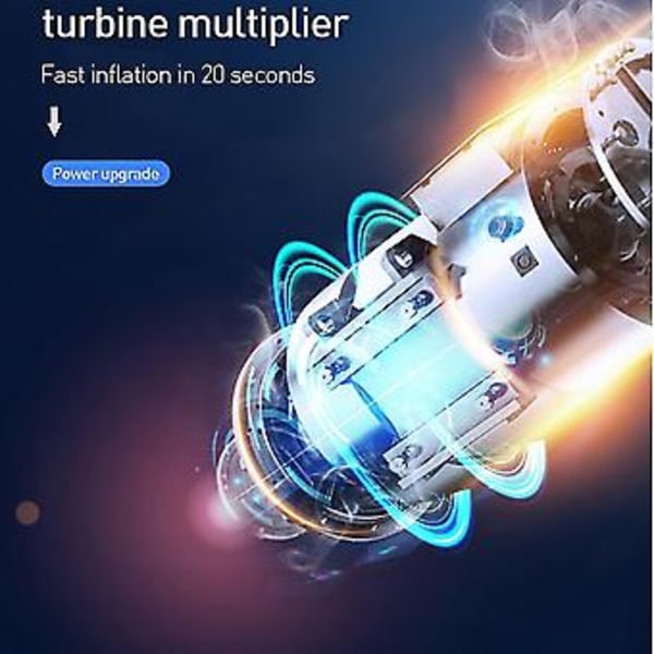 Ladattava rengaspumppu langallisella tyypillä Kannettava kompressori Digitaalinen auton rengaspumppu sopii C:lle