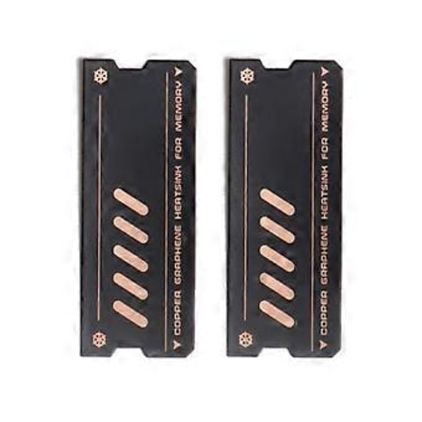 Notebook Hukommelse Kobber Metal Køleplade Køleradiator til DDR4/5 Hukommelse