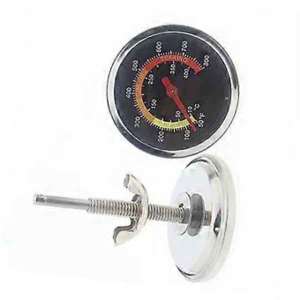 Bimetallisk Ovnstermometer med Brakettbase, Skivedisplay, Temperaturmåler for Grill