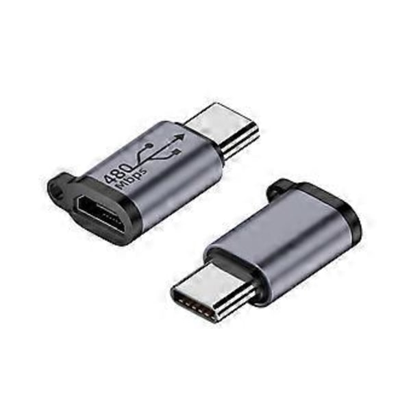 Usb-C till Micro USB Mini USB Adapter Typ-C Hona Till Micro Usb Hane Konverterare