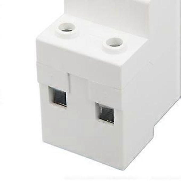 2-fas DIN-skena Voltmeter Automatisk Justerbar Överspännings- och Överströmskydd Strömbrytare 120-300V 1A-63A