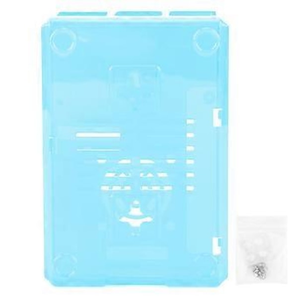 Beskyttende skal Frosted Case Cover ABS til Raspberry Pi 3B 3B+ E Style med skruer (Blå)