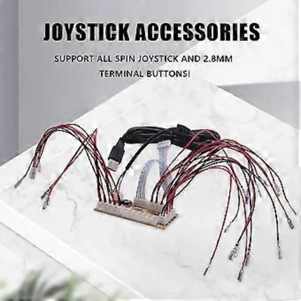 Ade Game Usb Enr PC till Joystick för Mame Retropie Projekt S